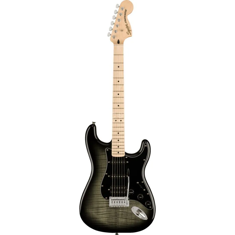 SQUIER by FENDER Affinity Series™ Stratocaster® FMT HSS MN BPG Black Burst Električna gitara