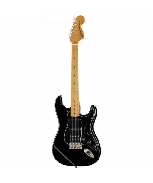 SQUIER by FENDER Classic Vibe™ &amp;#8217;70s Stratocaster® HSS MN Black Električna gitara