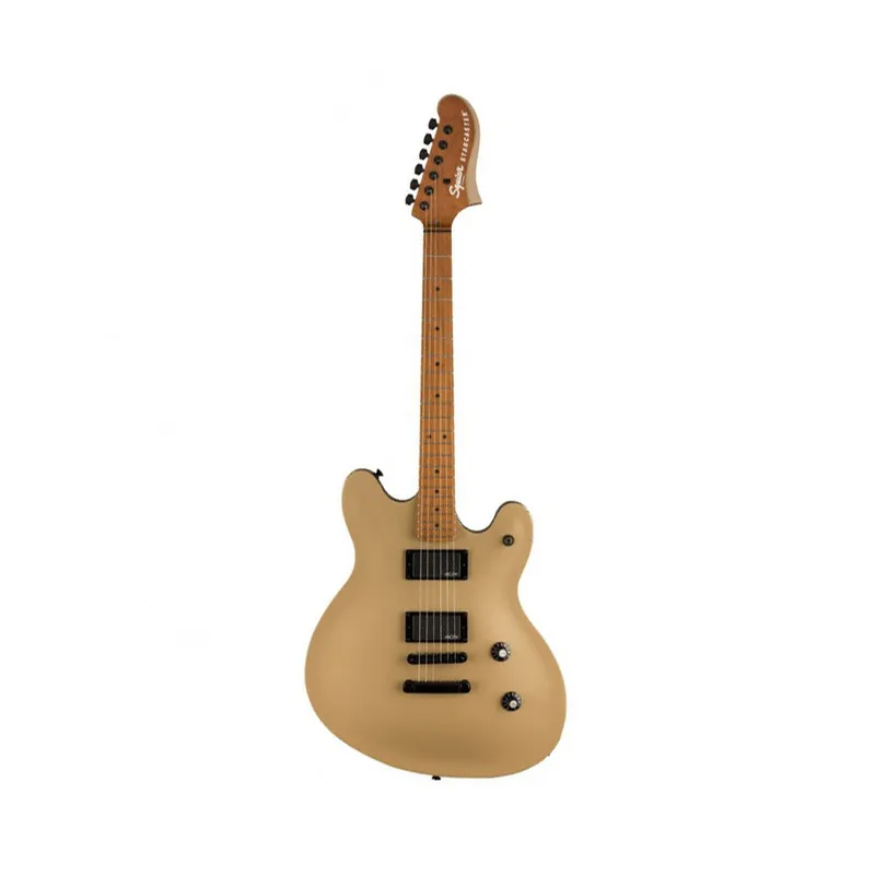 Squier By Fender Contemporary Active Starcaster Roasted Maple Fingerboard Shoreline Gold Električna Gitara