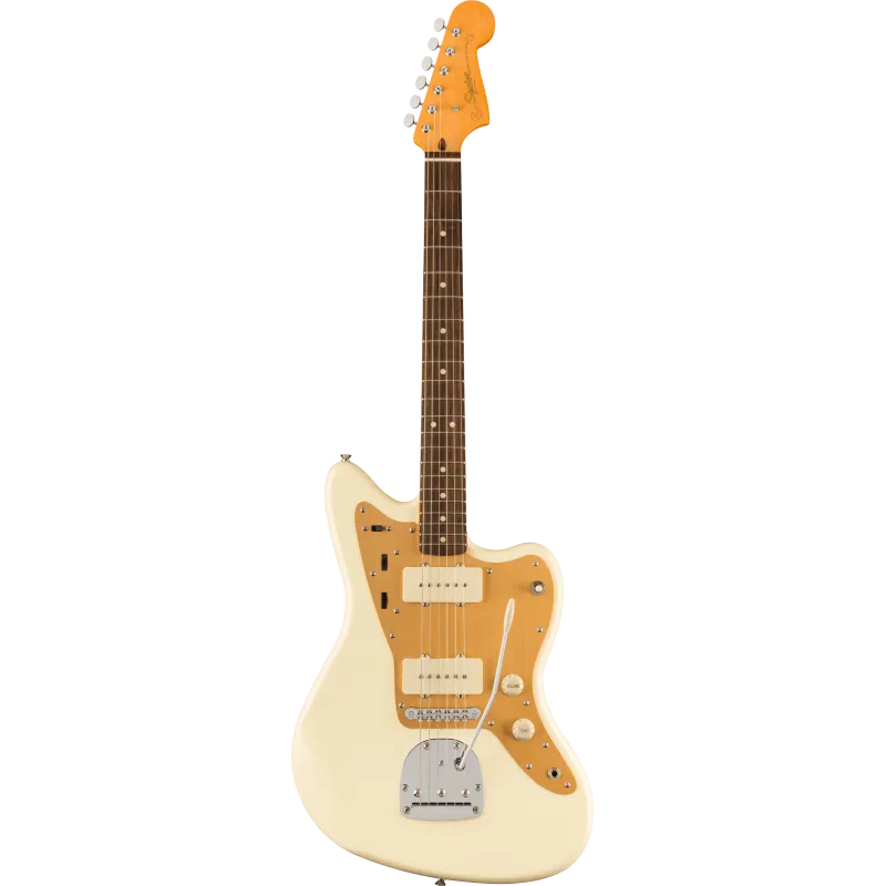 SQUIER by FENDER J Mascis Jazzmaster® LRL GPG Vintage White Električna gitara