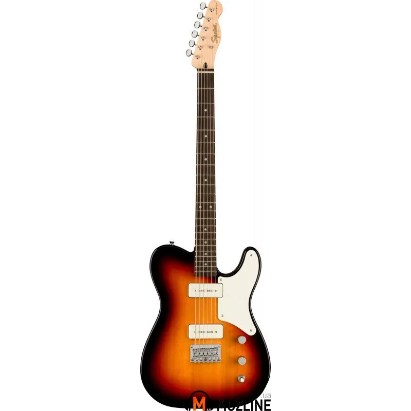 SQUIER by FENDER Paranormal Baritone Cabronita Telecaster® LRL Parchment Pickguard 3-Color Sunburst Električna gitara