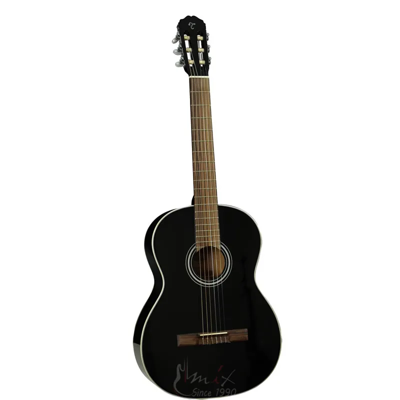 Takamine GC1-BLK Klasična gitara Veličina 4/4 Smreka drvo Crna Boja