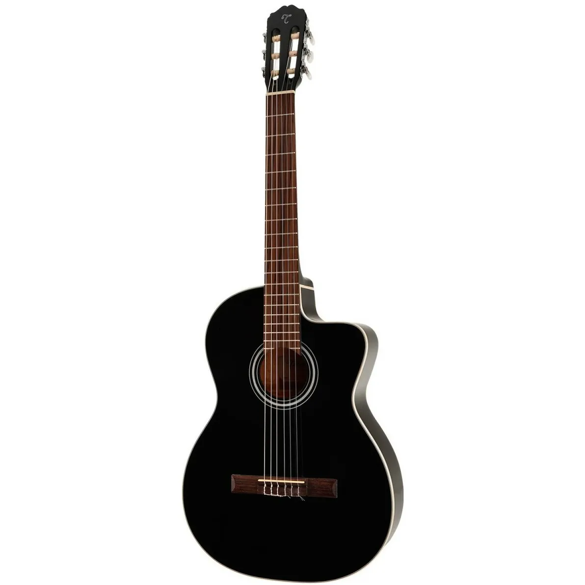 Takamine GC2CE-BLK Klasična ozvučena gitara Crna boja