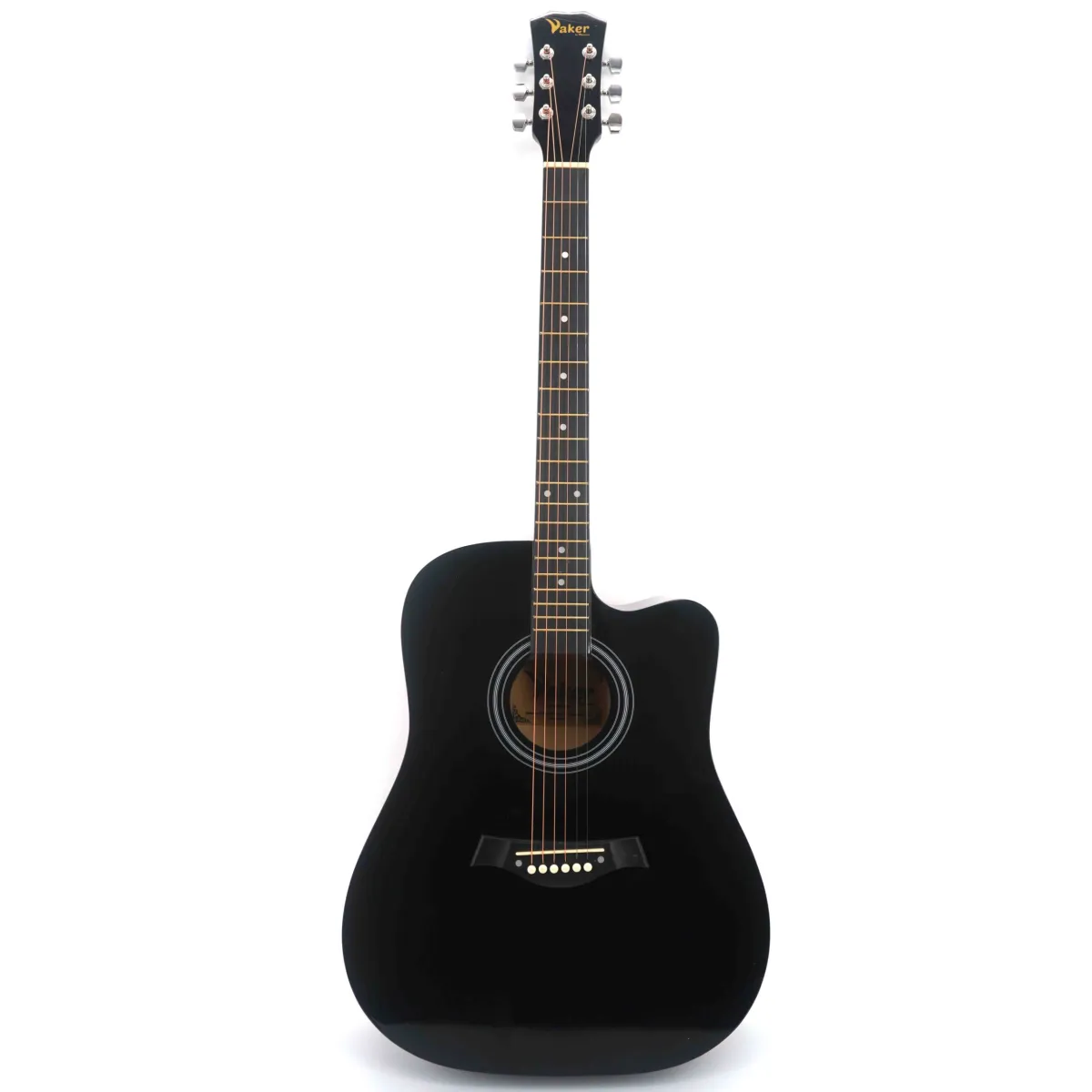 Vaker VD07C-BK Akustična neozvučena  Dreadnought gitara Boja: Black