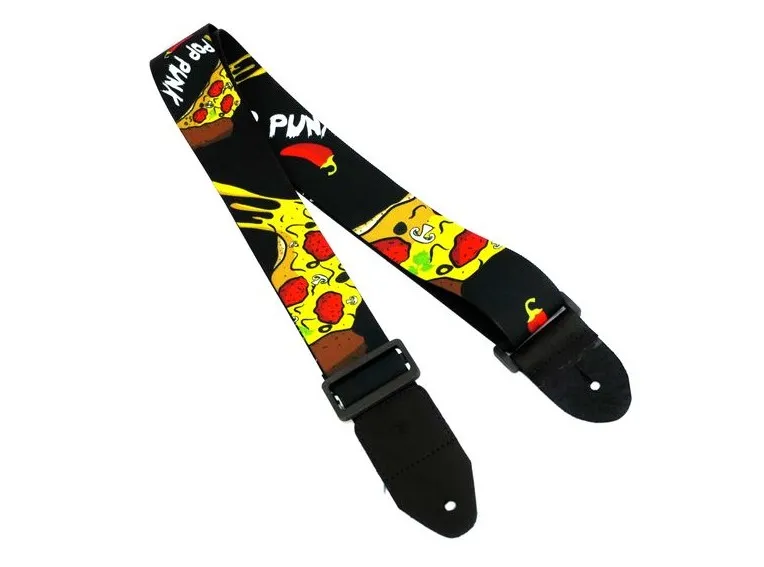 Wakertone GS2 Guitar Strap – Pizza Pop Punk Kaiš za gitaru
