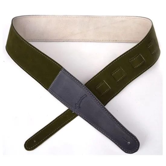 Wakertone LGS1 Grey Leather Kožni kaiš za gitaru Siva boja