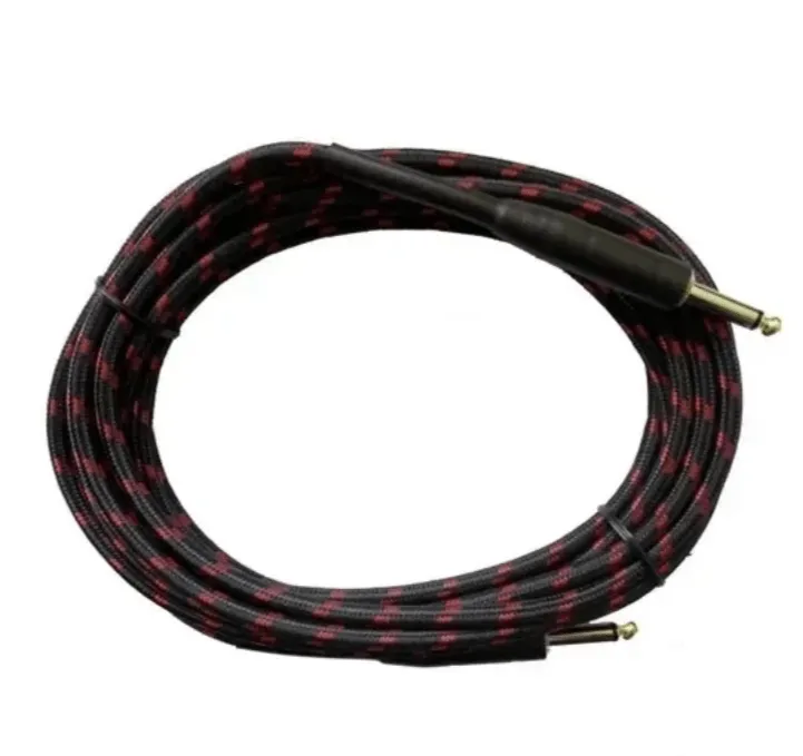 Wakertone MS-IL017/A 3m BLACK/RED Instrumentalni kabl Ugaoni džek