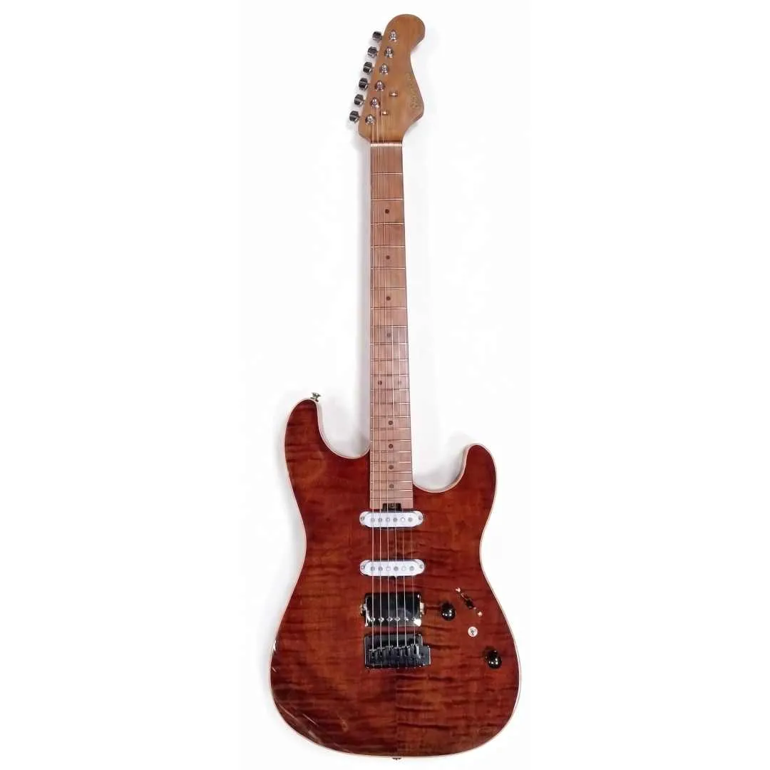 Wakertone W-1 BRW Električna premium gitara Boja: Brown