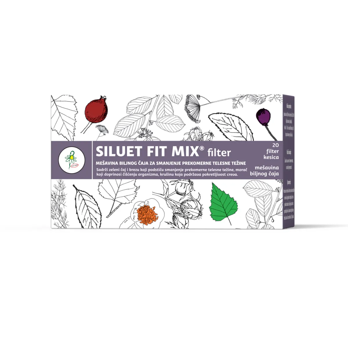 Siluet Fit Mix® filter – mešavina biljnog čaja za smanjenje prekomerne telesne težine