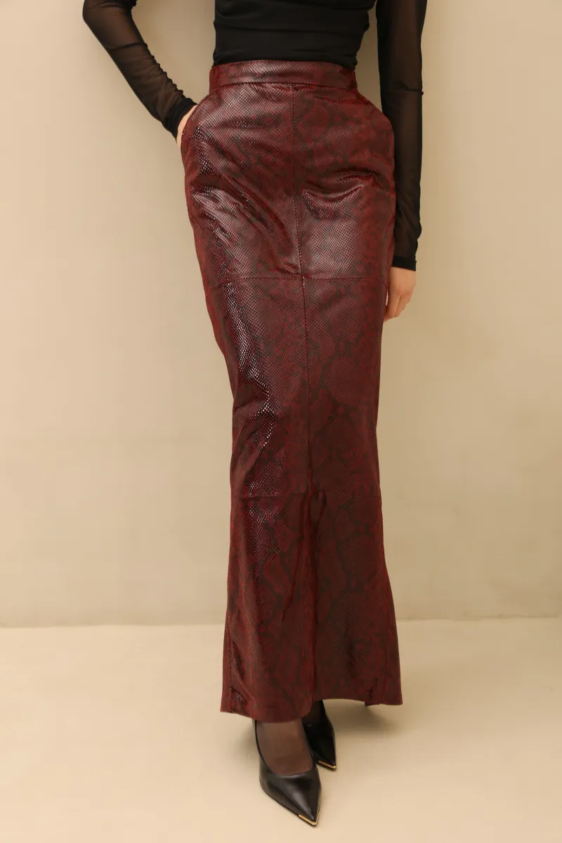 BORDO KOŽNA SUKNJA 8639001-5