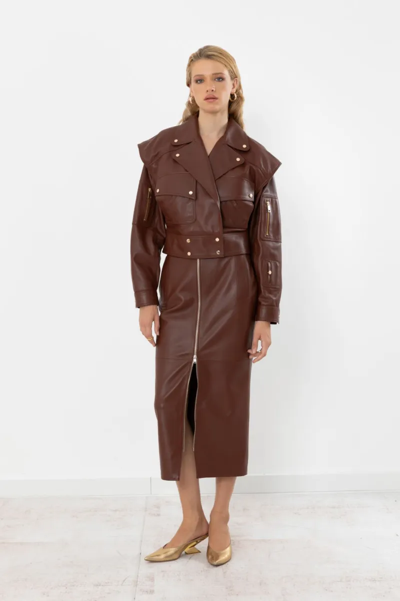 BRAON KOŽNA JAKNA 8114201-4