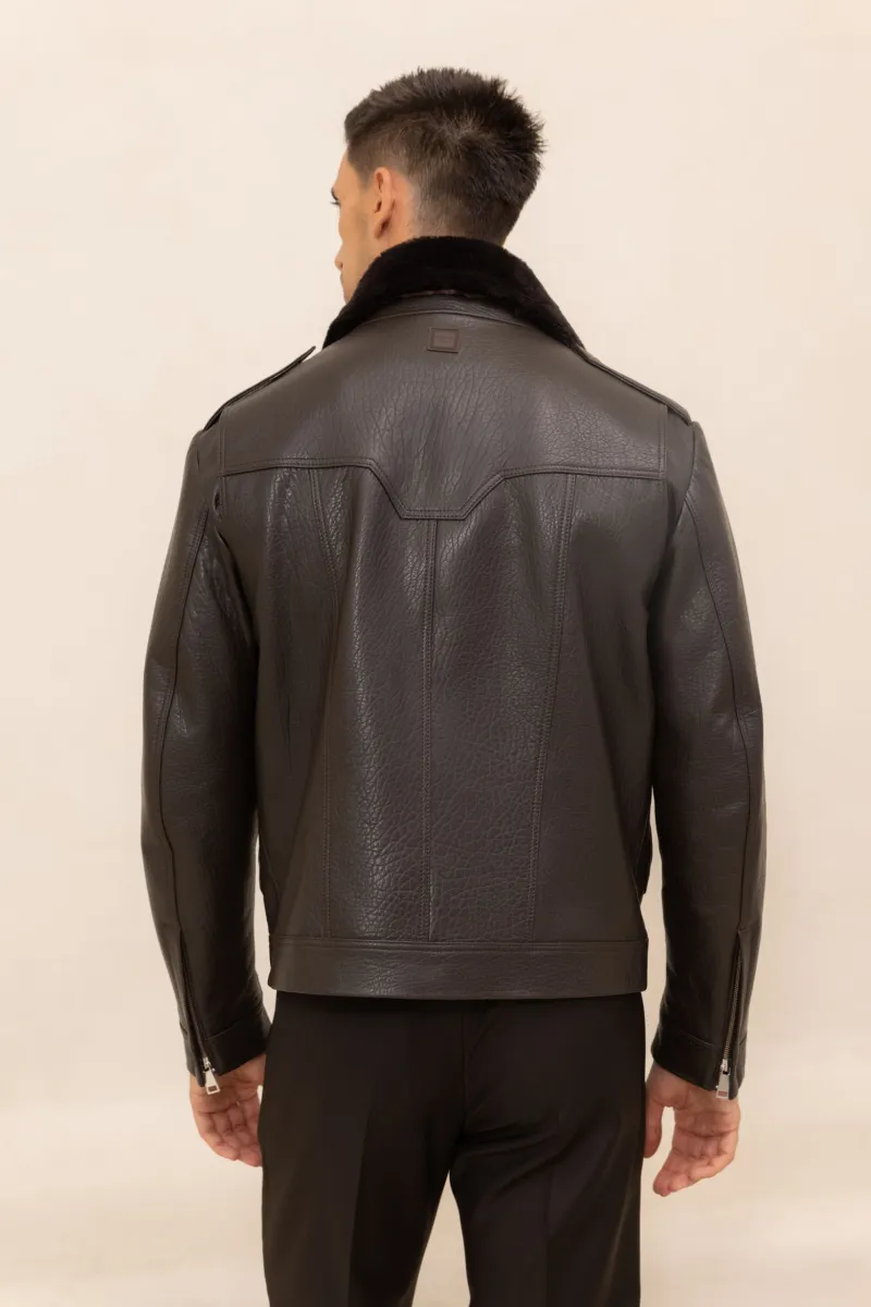 BRAON MUŠKA KOŽNA JAKNA 9118602-5