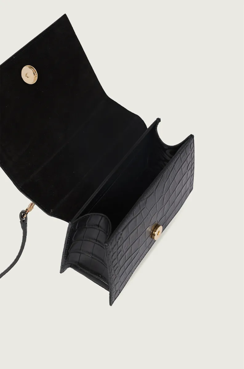 CRNA KOŽNA TAŠNICA SA PRINTOM 3173207-5