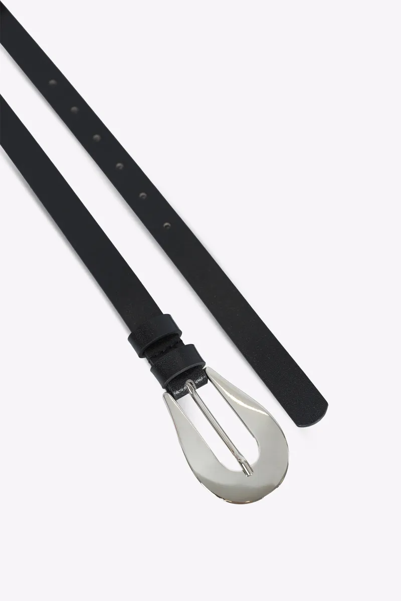 CRNI KOŽNI KAIŠ 6641114-4