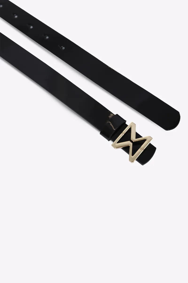 CRNI KOŽNI KAIŠ 6643620-5