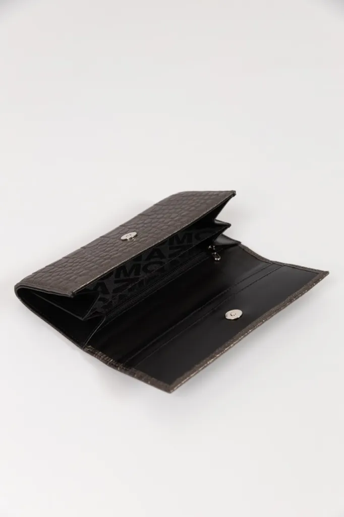 CRNI KOŽNI NOVČANIK SA PRINTOM 6518131-5