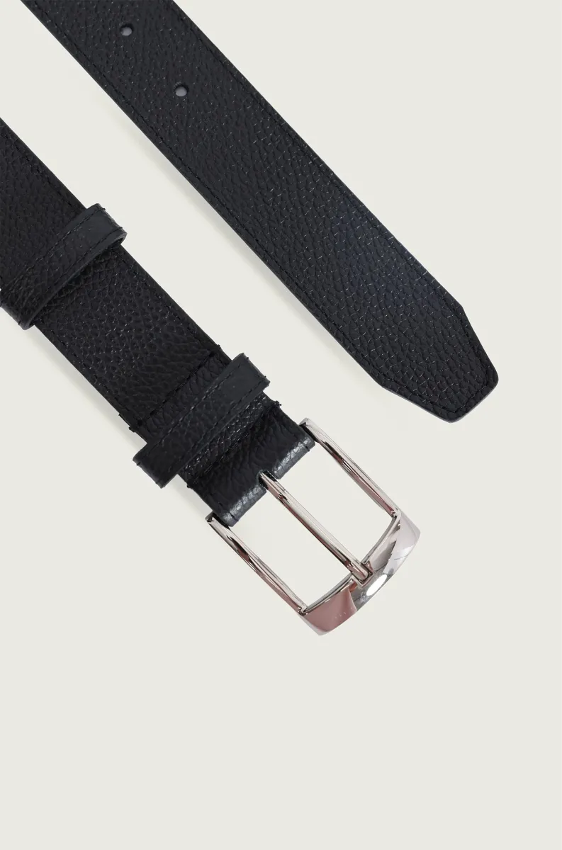 CRNI MUŠKI KOŽNI KAIŠ 7613004-4