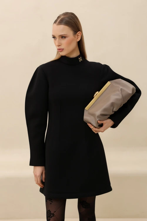 Jednobojna mini-haljina 54303101-6