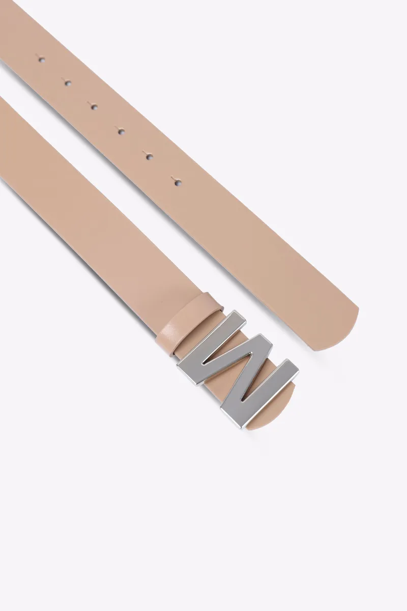 KAPUČINO KOŽNI KAIŠ SA M ŠNALOM 66384110-5