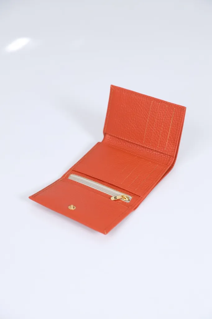 NARANDŽASTI KOŽNI NOVČANIK 6520619-4