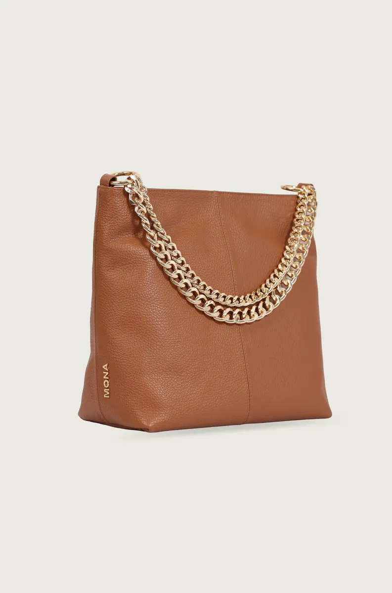 TAMNOKAMEL KOŽNA TAŠNA 30014909-5