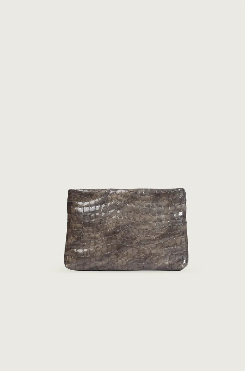 ZELENI KOŽNI NESESER SA PRINTOM 6214030-5