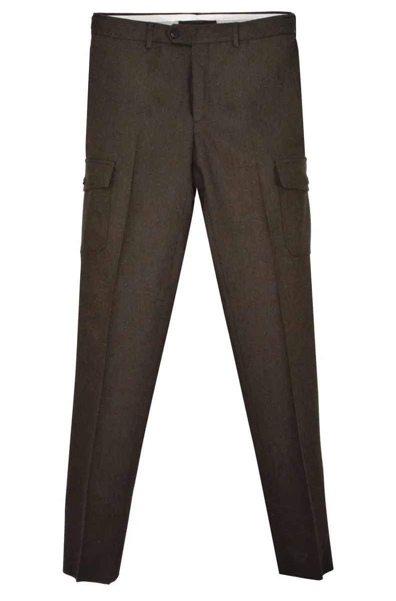 Braon muške pantalone