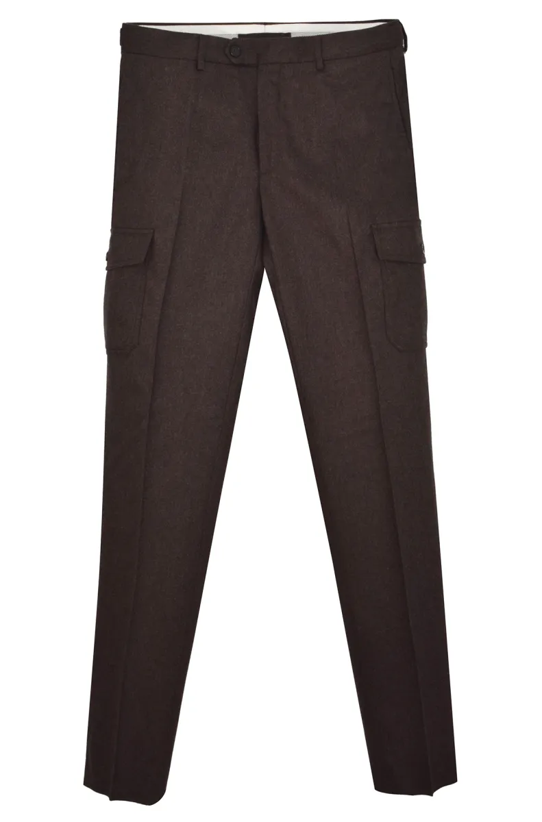 Braon muške pantalone