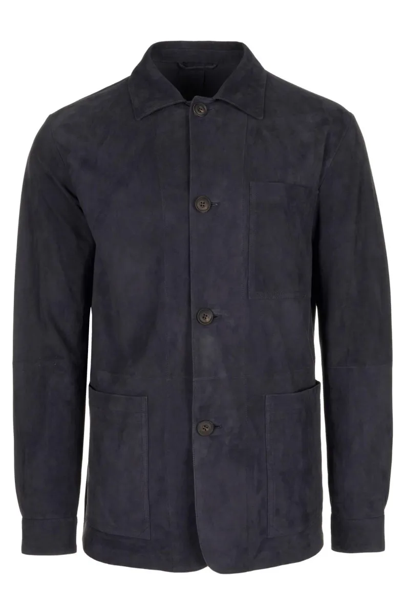 Corneliani kozna jakna Drop 7R