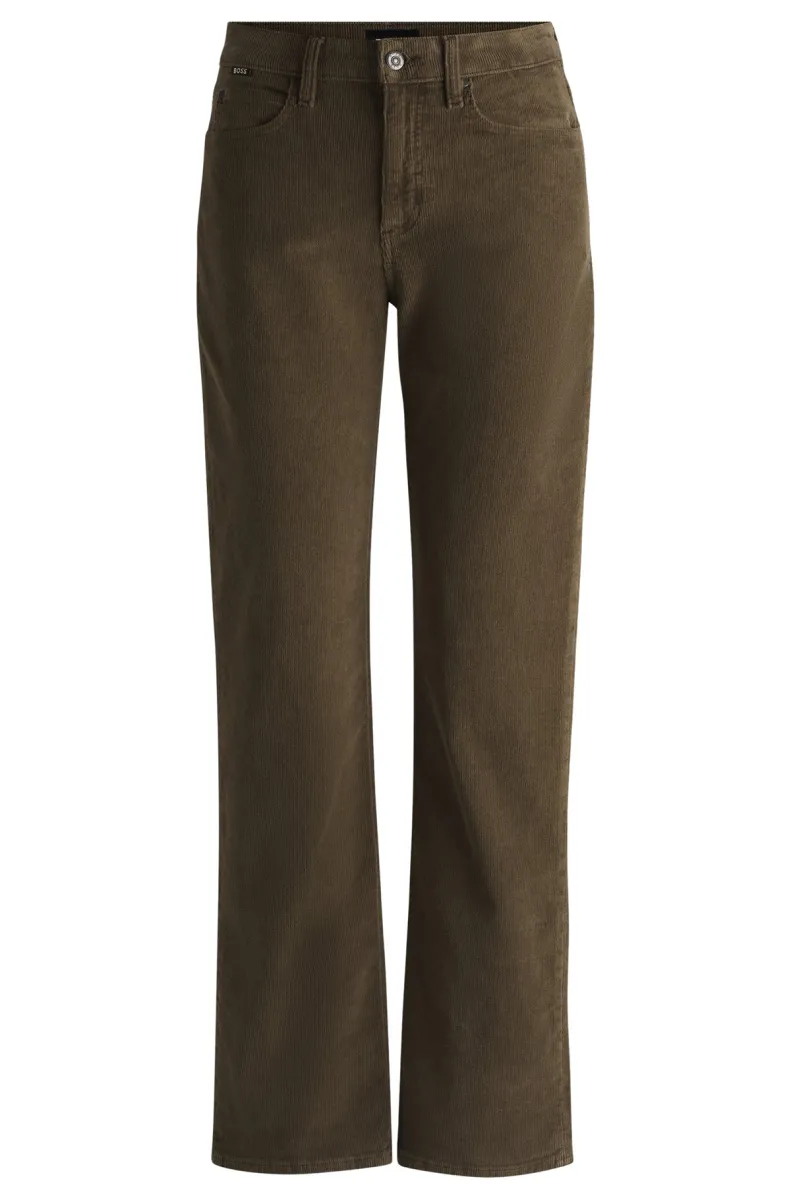 Ženske somotske pantalone