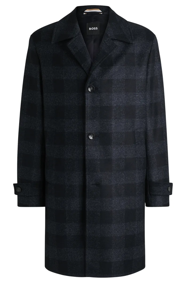 Karirani muški kaput