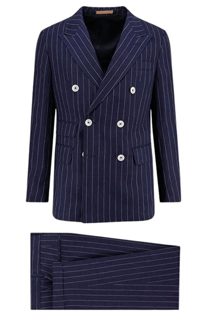 L-Heston-2Pcs-DB muško odelo