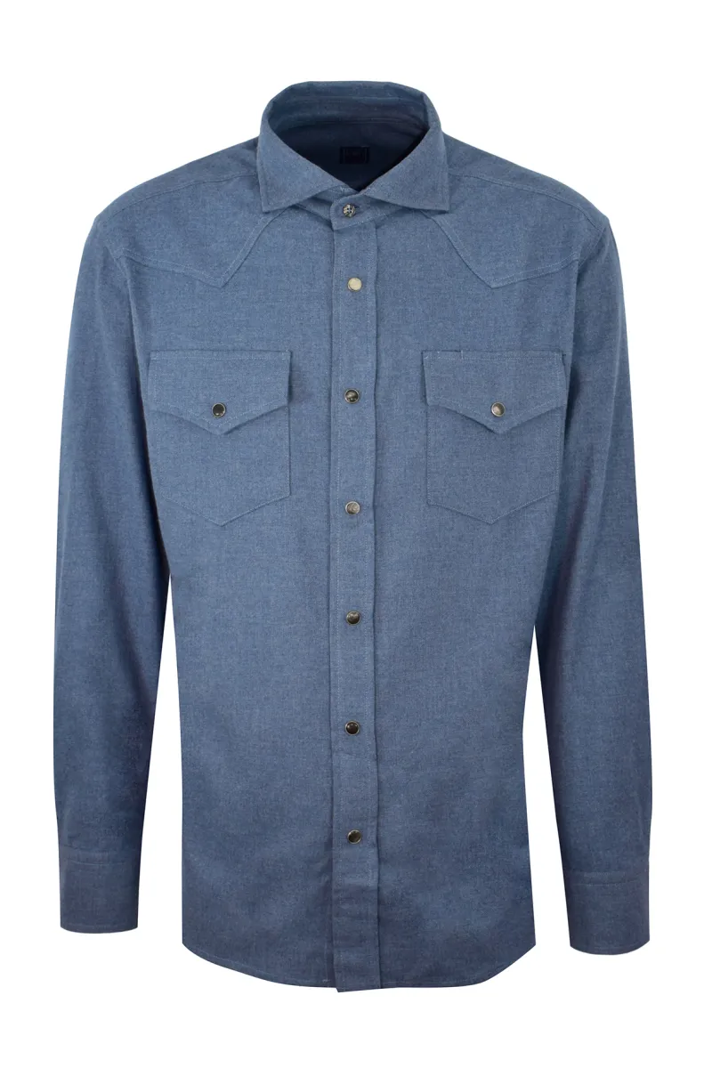 Plava muška košulja