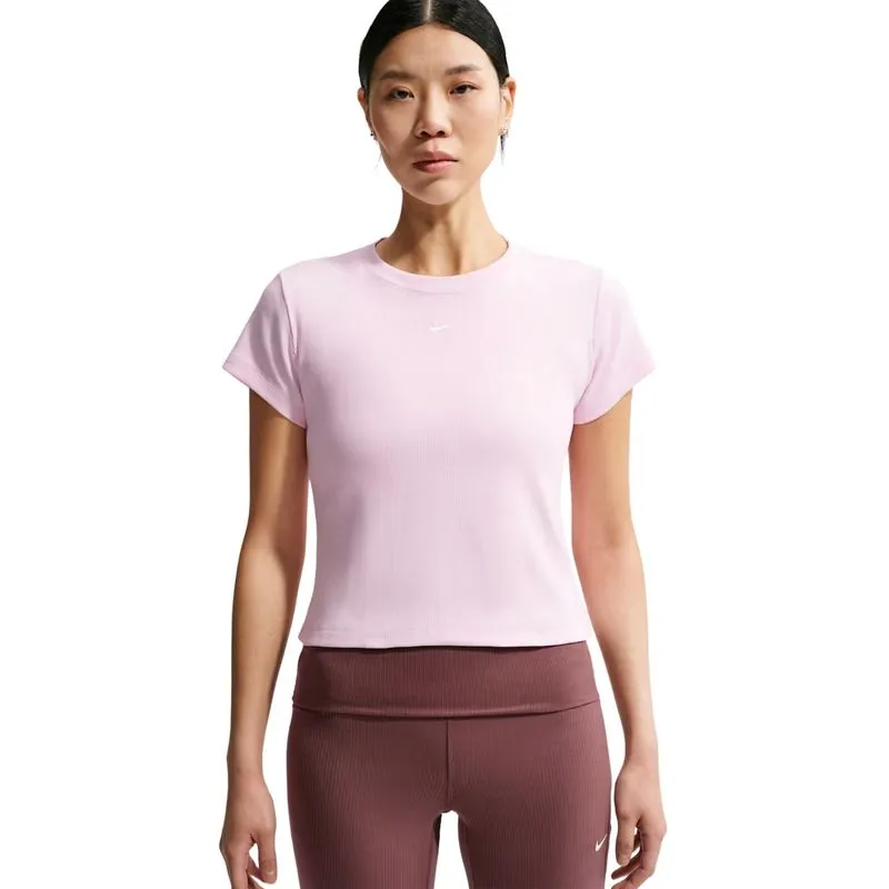 Ženska majica Nike W nsw rib tght ss tee