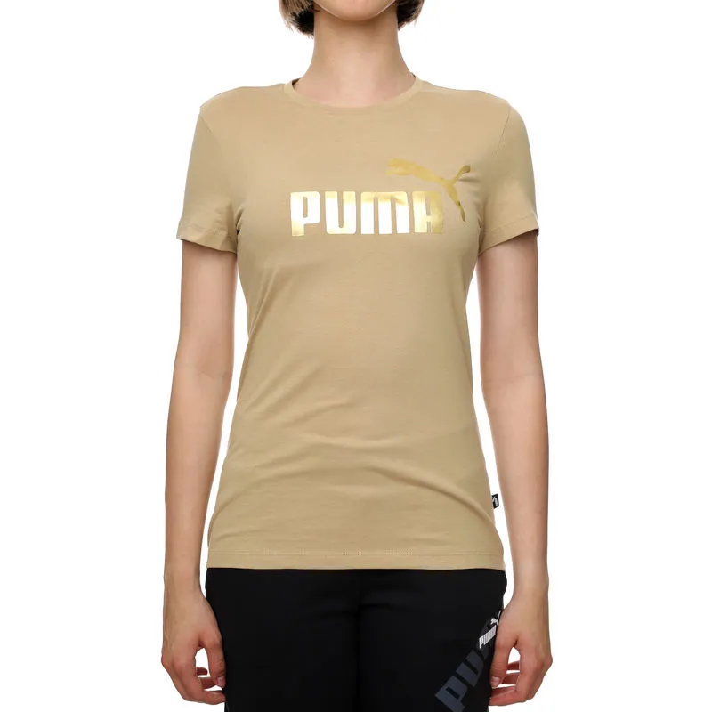 Ženska majica Puma Ess+ Metallic Logo Tee
