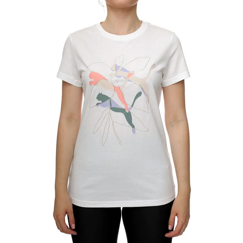 Ženska majica Puma Graphics Branded Leaf Tee