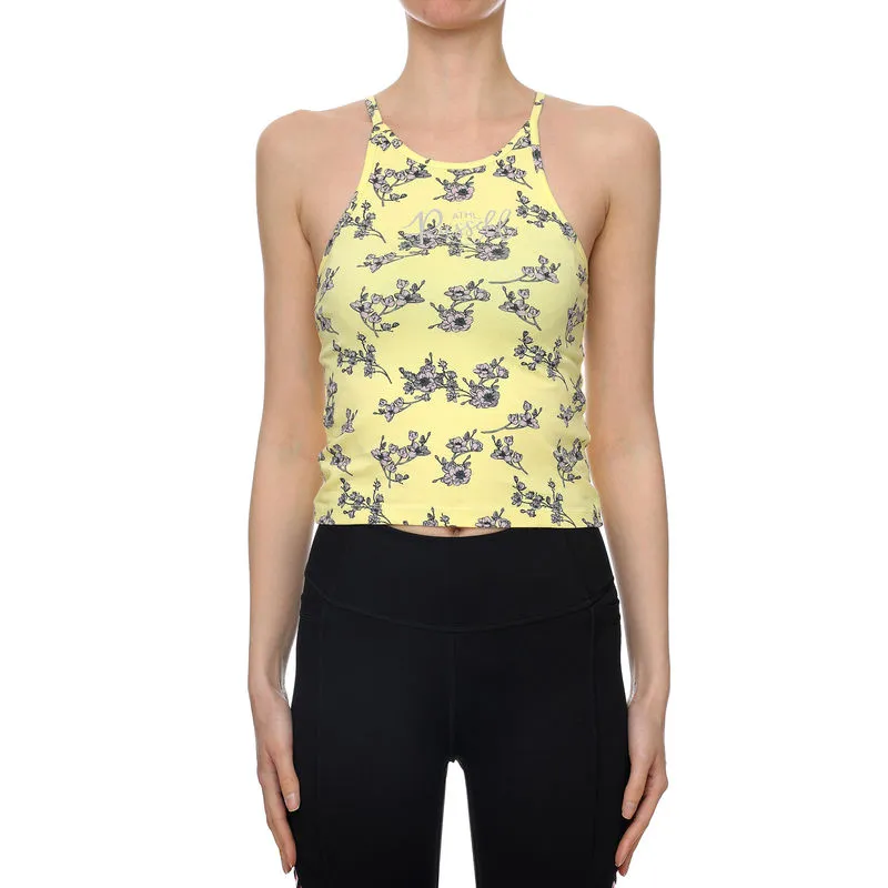 Ženska majica Russell Athletic Bloom Aop-Cropped Tank
