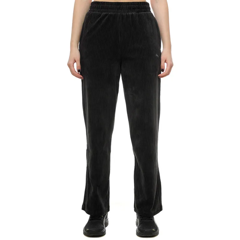 Ženska trenerka donji deo Puma Ess elevated velour rib straight leg pant