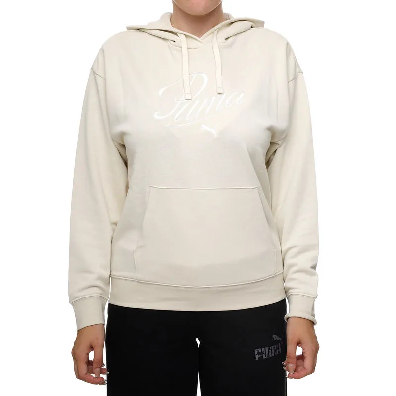 Ženski duks Puma Ess Script Comfort Hoodie Tr