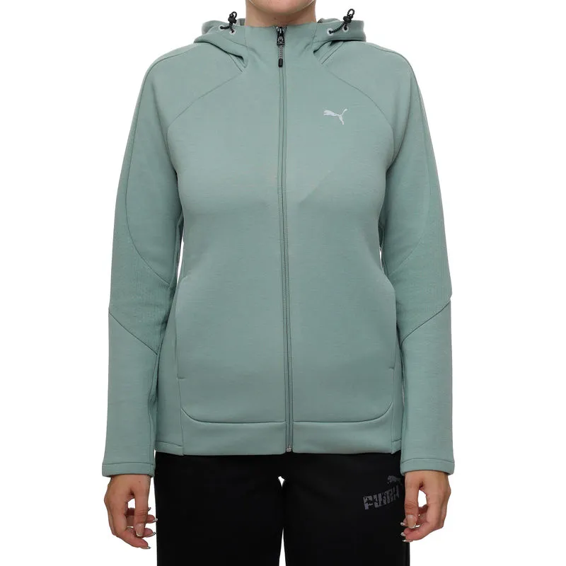 Ženski duks Puma Evostripe Full-Zip Hoodie Dk
