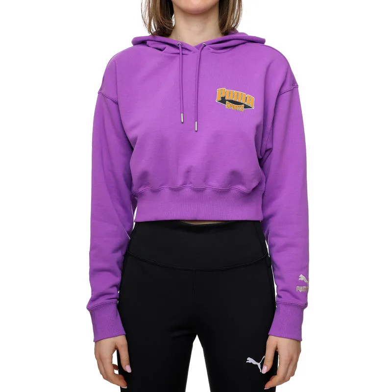 Ženski duks Puma Team for the fanbase cropped hoodie tr