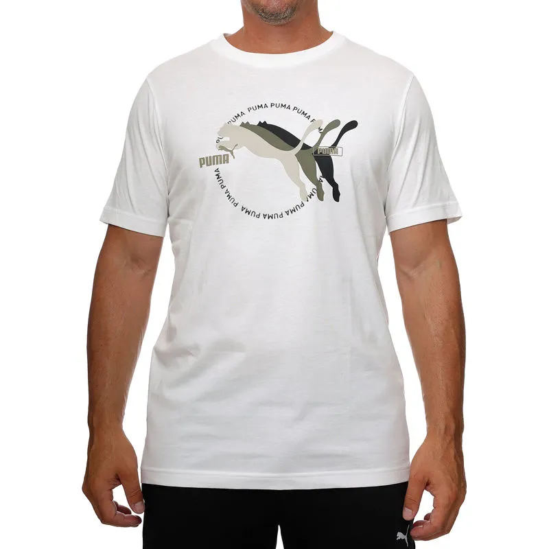 Muška majica Puma Graphics Multiple Cat Logo Tee
