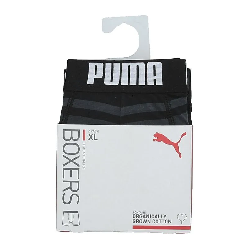 Muške bokserice Puma Men Everyday Heritage Stripe Boxer 2P