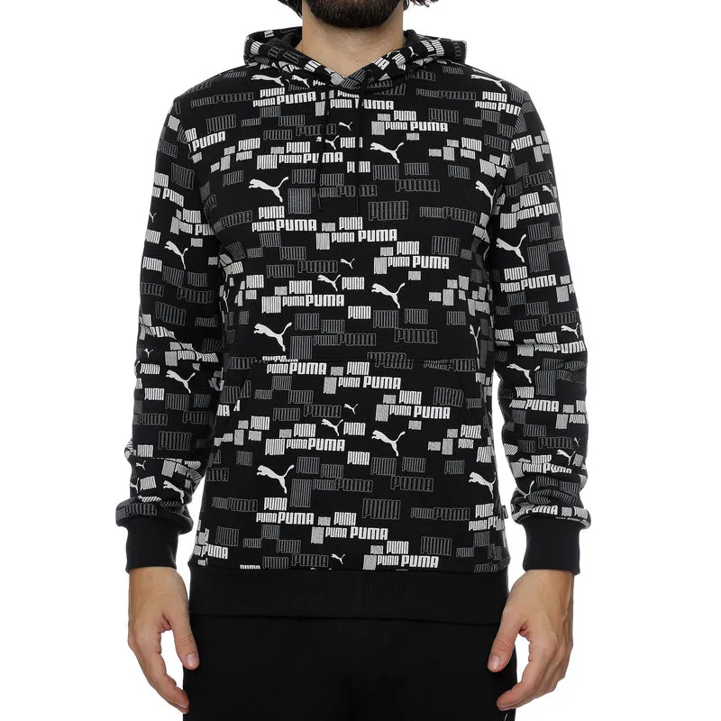 Muški duks Puma Ess+ Logo Lab Aop Hoodie Fl