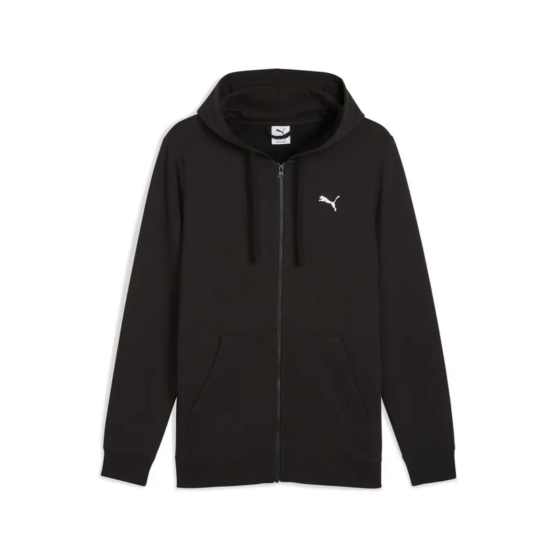 Muški duks sa zipom i kapuljačom Puma Ess small logo full-zip tr