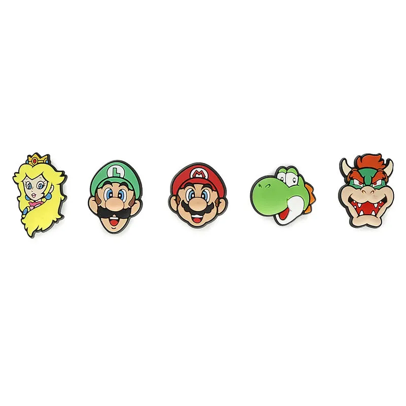 Set bedževa Crocs Super mario 5pck