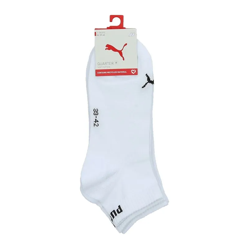 Unisex čarape Puma Unisex Quarter Plain 3P