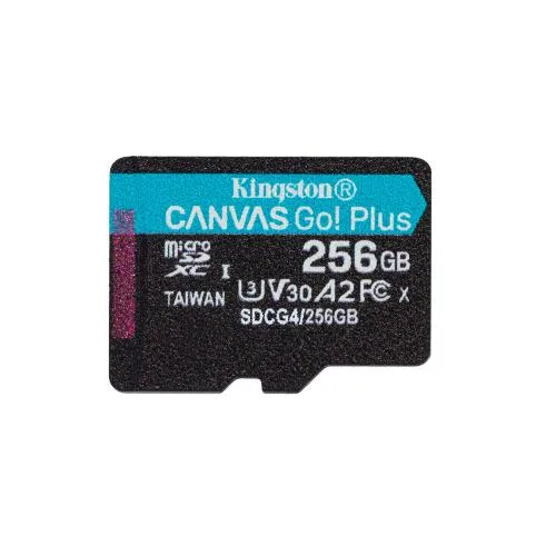 256GB Canvas Go Plus microSD memorijska kartica sa adapterom Kingston SDCG4-256GB