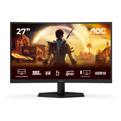 27" monitor AOC C27G42E – FHD, zakrivljen, 180Hz, 0.5ms