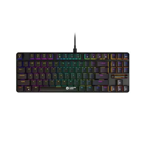 Cometstrike TKL GK-50 gejmerska mehanička tastatura sa RGB osvetljenjem Canyon CND-SKB50-US